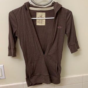 Hollister thin hooded top
